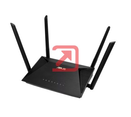 Рутер Asus Wireless Router,RT-AX1800U, AX1800, Dual-Band, Dual-Core 880MHz CPU, 128MB/256MB, Gigabit, AiProtection Classic, Traditional QoS, VPN server/client, IPTV, OFDMA, MU-MIMO, Beamforming, AiMesh,Black