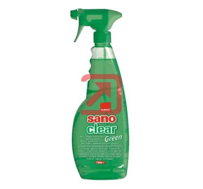 Почистващ препарат за прозорци Sano Clear Пулверизатор 1 L Green