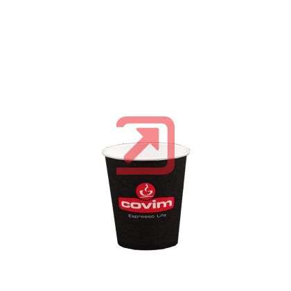 Чаши Covim Картонени, за кафе 110 ml, 50 бр.