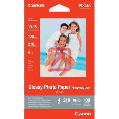 Хартия Canon GP-501 10x15 cm, 100 Sheets 