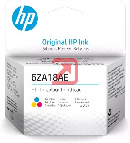 Консуматив HP 6ZA18AE Tri-Color Printhead