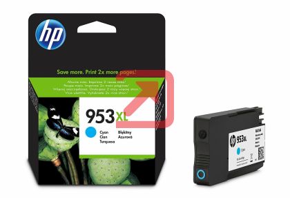 Консуматив HP 953XL High Yield Cyan Original Ink Cartridge