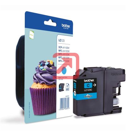 Консуматив Brother LC-123 Cyan Ink Cartridge for MFC-J4510DW