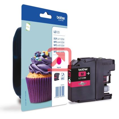 Консуматив Brother LC-123 Magenta Ink Cartridge for MFC-J4510DW