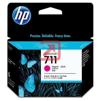 Консуматив HP 711 3-pack 29-ml Magenta Ink Cartridges