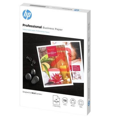 Хартия HP Professional Inkjet Matte FSC paper, 180 g/m2, 150 sht/A4/210 x 297 mm