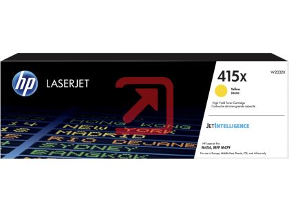 Консуматив HP 415X Yellow LaserJet Toner Cartridge