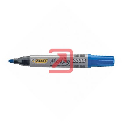 Перманентен маркер Bic 2000 Объл връх 1.7 mm Син