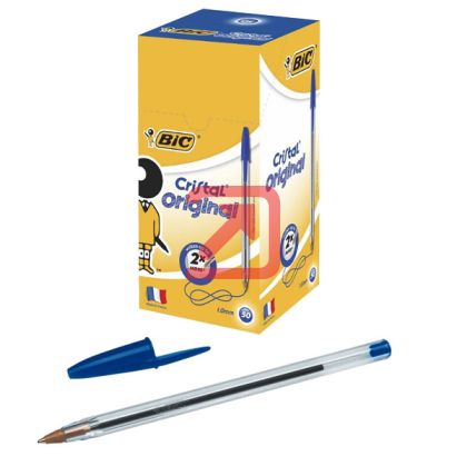 Химикалка Bic Cristal Medium 0.4 mm Синя