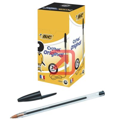 Химикалка Bic Cristal Medium 0.4 mm Черна