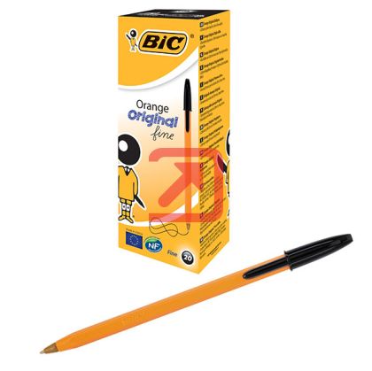 Химикалка Bic Orange Fine 0.3 mm Черна