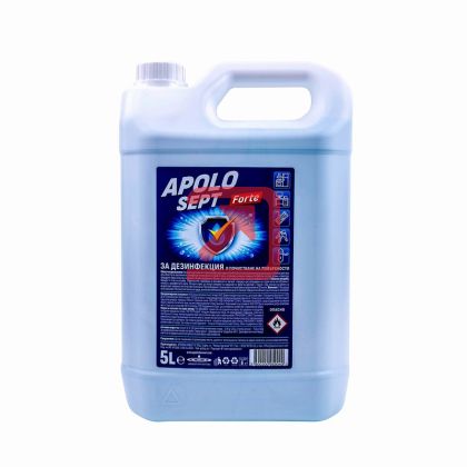 Дезинфектант Apolo Sept Forte Течен, 5 l