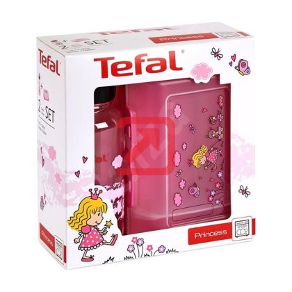 Кутия и бутилка Tefal Tritan Princess Комплект