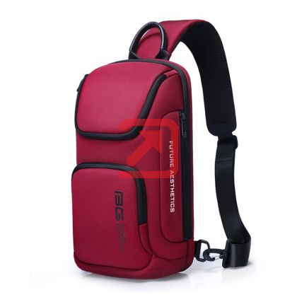 Чанта BANGE Crossbody DX Red 5 джоба, 6 l