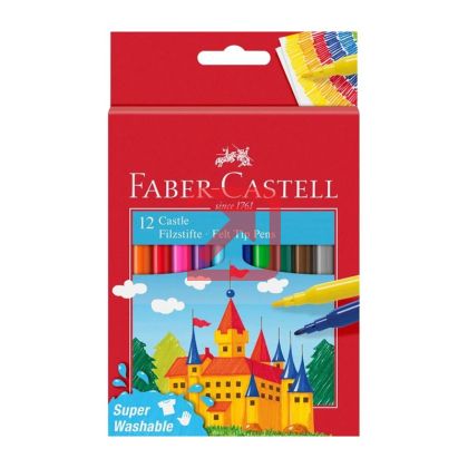 Флумастери Faber-Castell  12 цвята