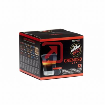 Кафе капсула Vergnano Coffee Cremoso 12 бр., съвместими с Dolce Gusto