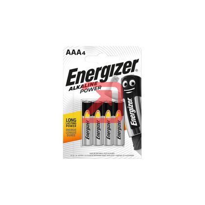 Батерия Energizer Alkaline Power R03/AAA Алкална, 1.5V, 3+1 бр.