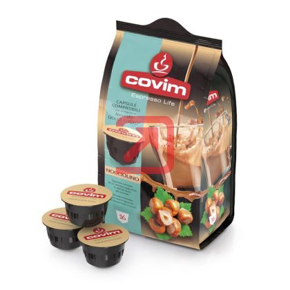 Кафе капсула Covim Nocciolino 16 бр., съвместими с Dolce Gusto