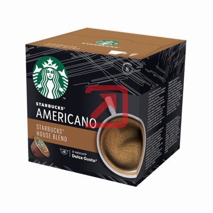 Кафе капсула Starbucks House Blend 12 бр., съвместими с Dolce Gusto