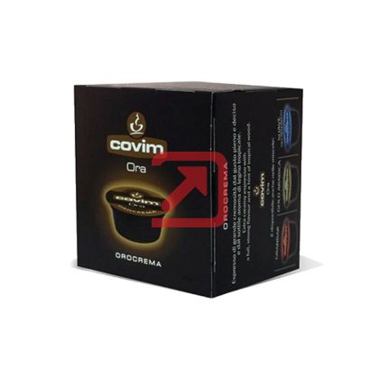 Кафе капсула Covim Ora Orocrema 16 бр., съвместими с A Modo Mio