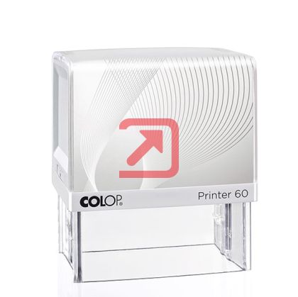 Печат Colop Printer 60 Правоъгълен 37x76 mm