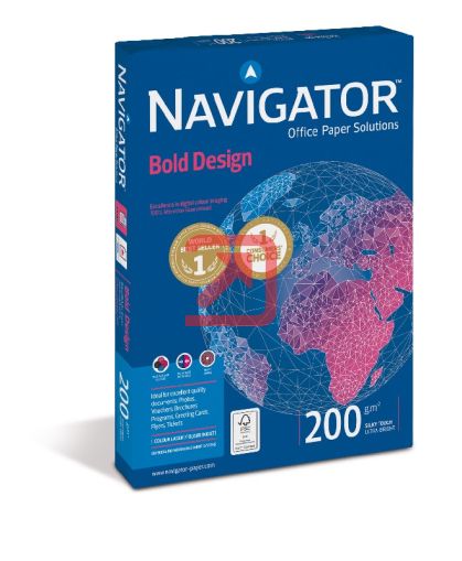 Картон Navigator Bold Design A4 150 л. 200 g/m2