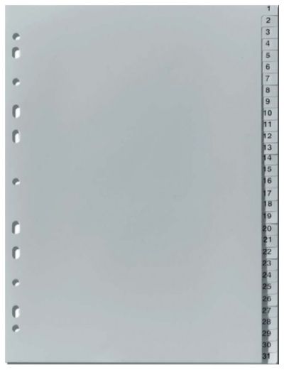 Разделител PP A4, 1-31