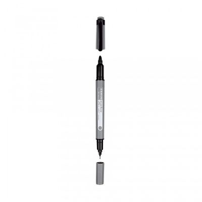 Перманентен маркер за CD/DVD Office Point CD653 С два върха 0.4-3 mm Черен