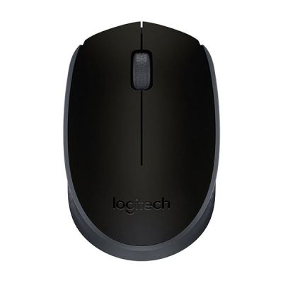 Мишка Logitech M171 Безжична оптична, USB, Черна