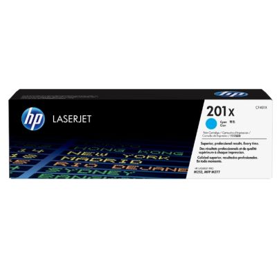 Консуматив HP 201X High Capacity Cyan Original LaserJet Toner Cartridge (CF401X)