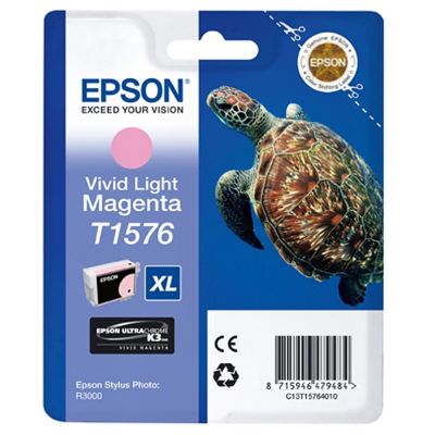 Консуматив Epson T1576 Vivid Light Magenta for Epson Stylus Photo R3000
