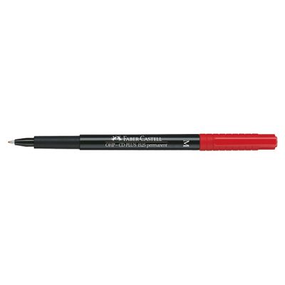 Универсален перманентен OHP маркер Faber-Castell 1525 М 1.0 mm Червен