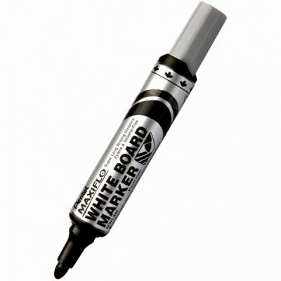 Маркер бяла дъска Pentel Maxiflo Объл Черен 6.0 mm