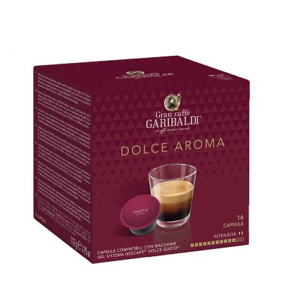 Кафе капсула Garibaldi Dolce Aroma 16 бр., съвместими с Dolce Gusto