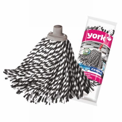 Бърсалка въже York Zebra 160 g, Конусна резба