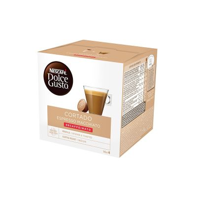 Кафе капсула NESCAFE Dolce Gusto Cortado Espresso Macchiato Decaffeinato 16 бр.