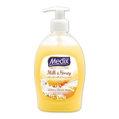 Течен сапун Medix Помпа 400 ml Milk&Honey