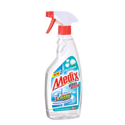 Почистващ препарат за прозорци Medix Glass Пулверизатор 500 ml Cotton Breeze