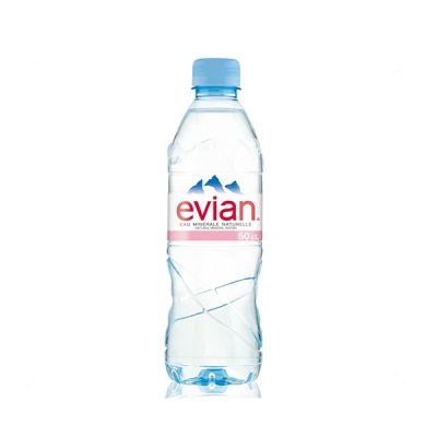 Вода Evian Минерална 0.5 l, 24 броя в стек