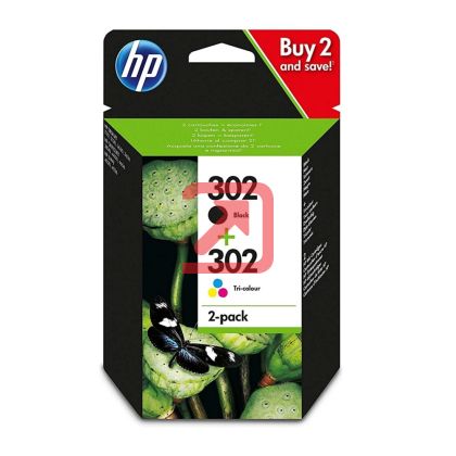 Консуматив HP 302 2-pack Black/Tri-color Original Ink Cartridges