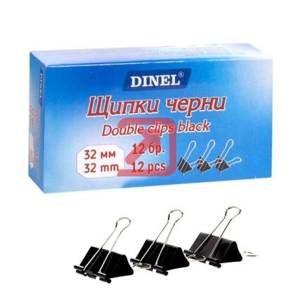 Щипки Dinel 32 mm 12 бр.