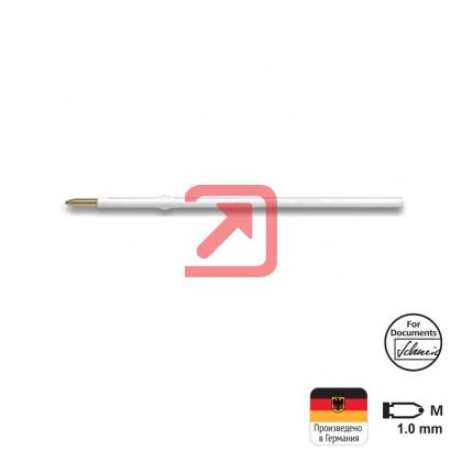 Пълнител бял с дебел връх Schneider 770 М 1.0 mm, Син, 10 бр.