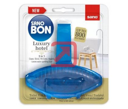 Ароматизатор за тоалетна SanoBon WC Блокче, 55 g, Luxury hotel