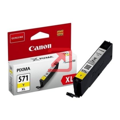 Консуматив Canon CLI-571XL Y + Canon Plus Glossy II PP-201, 10x15 cm, 100 sheets