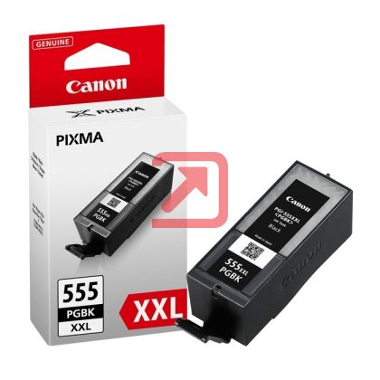 Консуматив Canon PGI-555XXL PGBK + Canon Plus Glossy II PP-201, 10x15 cm, 100 sheets