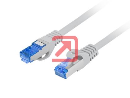 Кабел Lanberg patch cord CAT.6A FTP LSZH CCA 15m Fluke Passed, grey
