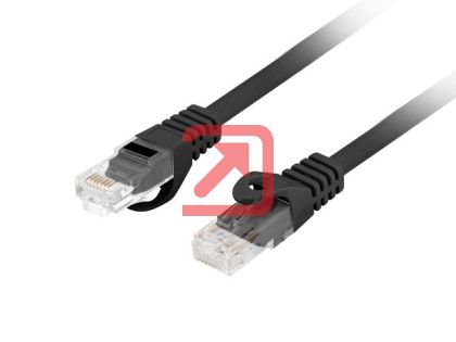 Кабел Lanberg patchcord CAT.6 utp lszh cu 1m black fluke passed