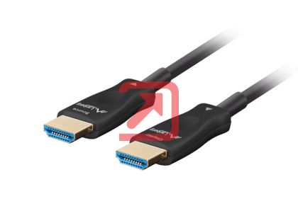 Кабел Lanberg HDMI M/M v2.1 cable 50m optical black aoc