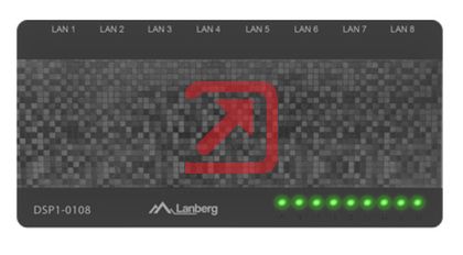 Комутатор Lanberg switch DSP1-0108 8-port, 100MB/s