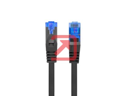Кабел Lanberg patchcord CAT.6a s/ftp lszh cca 3m black fluke passed